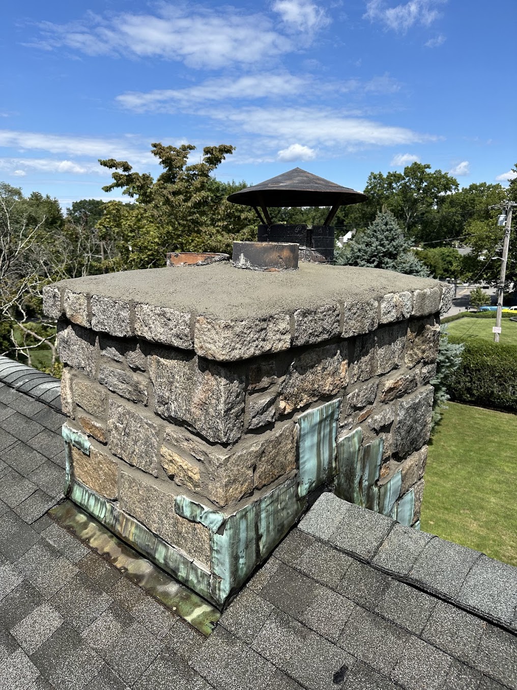 Chimney installation
